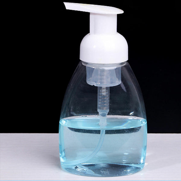 2Pcs 300ml Hand Empty Bottle Refillable plastic Soap Foam Dispenser Pump kitchen