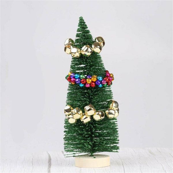 50PCS jingle bells aluminium beads 8mm christmas decoration mixed colours charms
