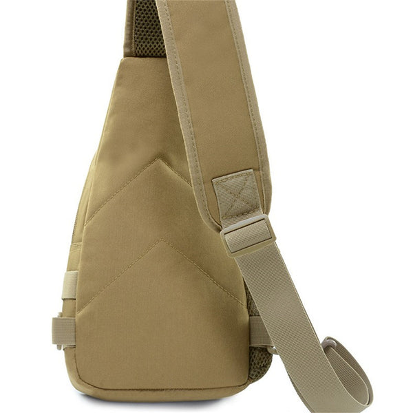 2PCS Men's Sling Bag Crossbody Chest Bag Outdoor Travel Shoulder Backpack