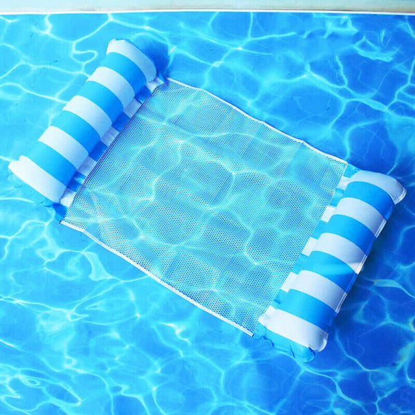 Inflatable Floating Water Hammock Float Pool Lounge Bed Sea Beach Swimming Chair