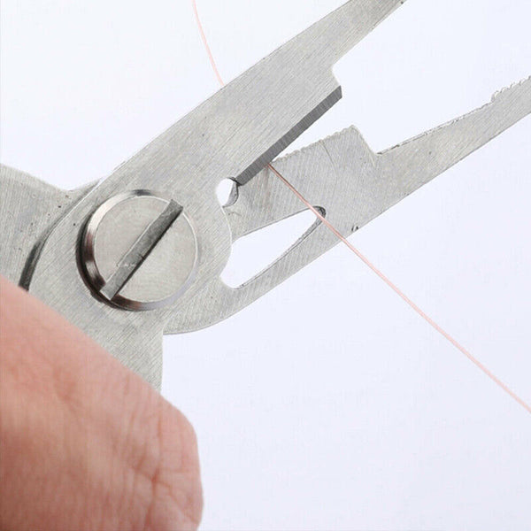 Scissors Set Steel Fish Plier Fishing Remover Tool Lip Grabber Grip Trigger AU
