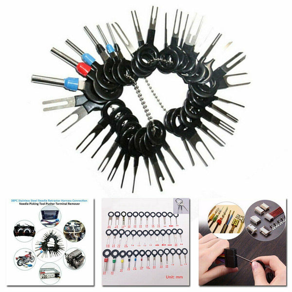 41X Car Terminal Removal Tool Electrical Wire Plug Connector Pin Extractor Kit