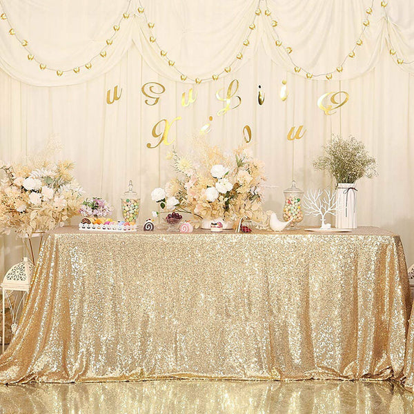 180x120cm Sequin Table Cloth Backdrop Tablecover Party Wedding Event Decoration