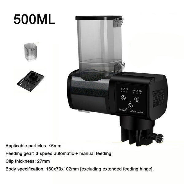 500ML Automatic Fish Feeder Aquarium Tank Auto Food Dispenser Adjustable Timer