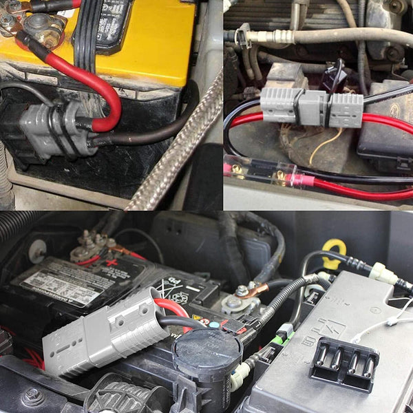 1/2/4/6/10X Anderson Style 50A 3Pin 3Pole Plug for DCDC Charger & DCDC Wiring AU