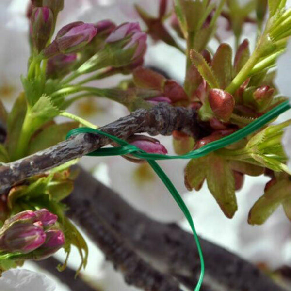 100-2000 Green Twist Tie Plastic Cable Cord Ties Reusable Packaging Plants Wire