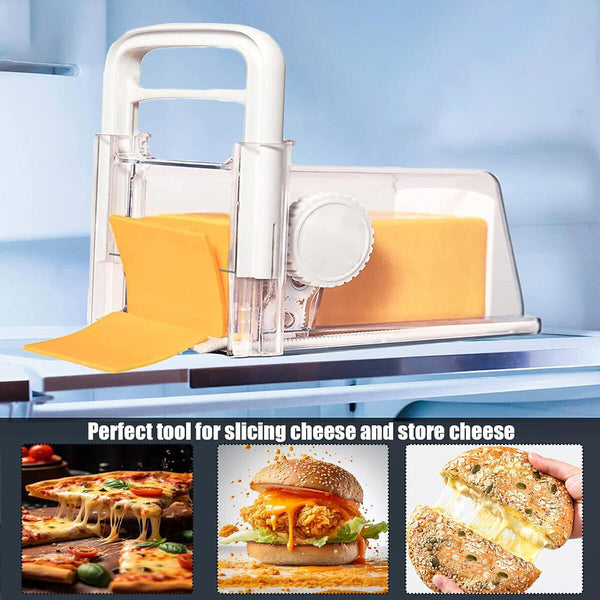 4-in-1 Cheese and Butter Slicer Set | Multi-Function Kitchen Cutting Tool for Home
