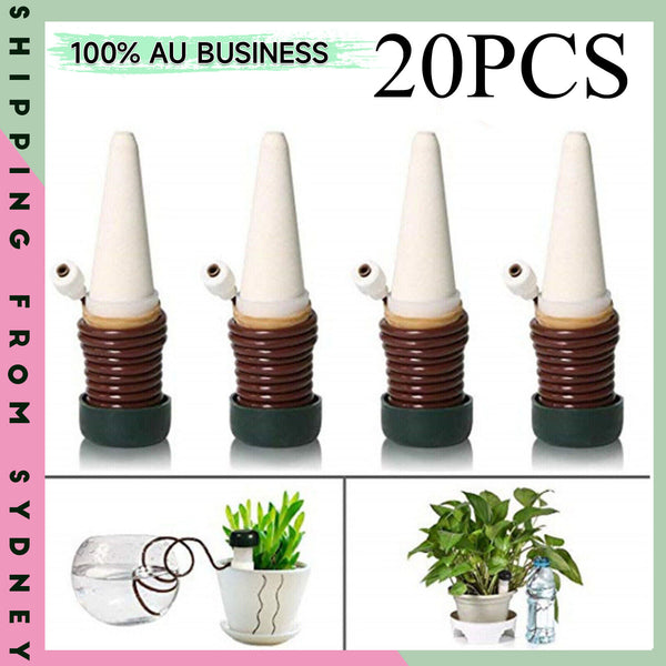20X Automatic Watering Spikes System Houseplant Garden Plant Self-Watering Syste