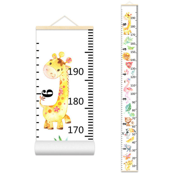 Kids Height Chart Wall Sticker Growth Measurement Ruler Nursery Wall Decal