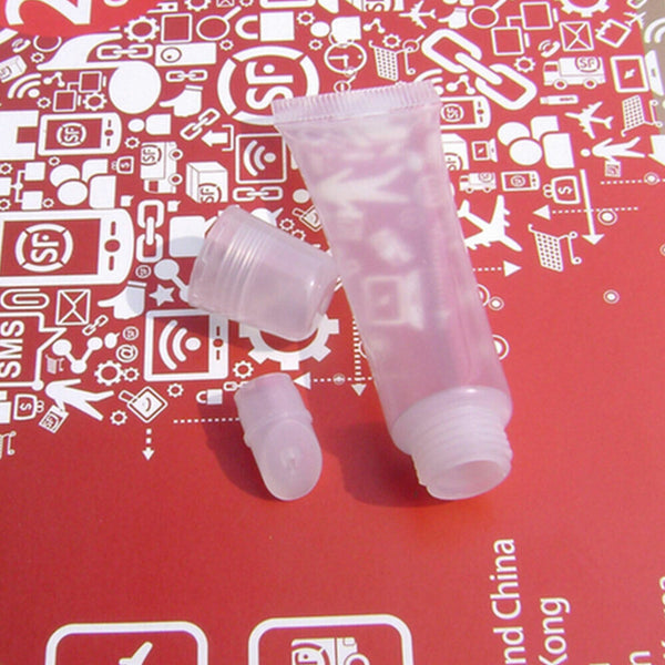 10ML Plastic Containers Soft Clear Empty Tubes Balm Refillable Makeup Lip Gloss