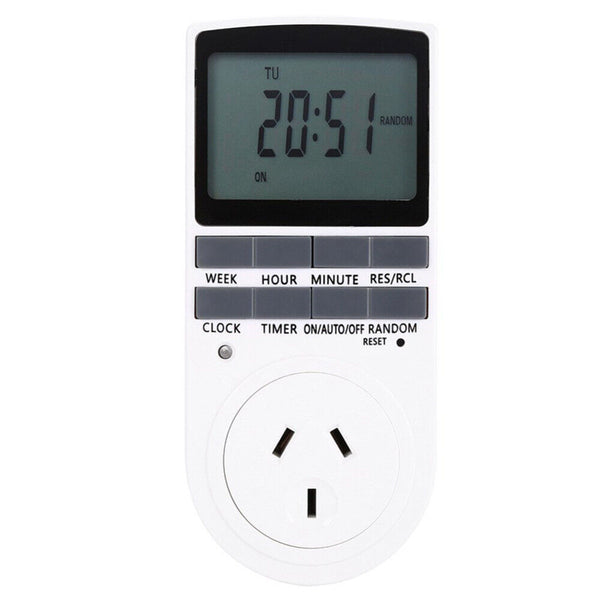 Timer Switch 240V Day Week Socket Power Electric Automation Digital LCD Display