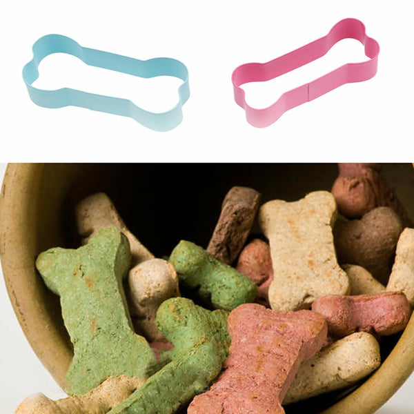 5/10PCS Dog Bone Shape Cookie Mold Stainless Steel Cake Cutter Party Baking Tool