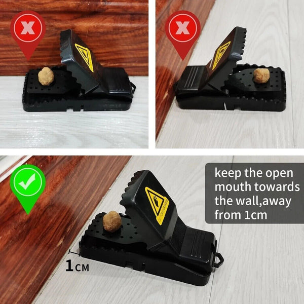 Mouse Traps Reusable Mice Rat Trap Safe Snare Catcher Mousetrap for Family Pet