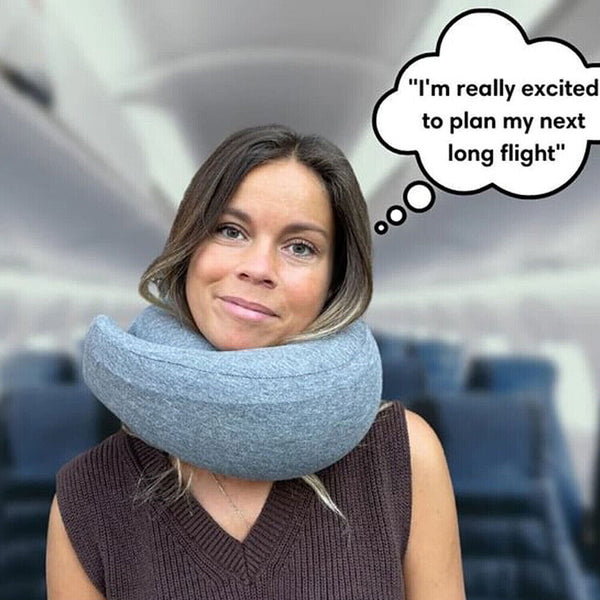 Portable U Shaped Pillow Travel Neck Pillow Breathable Office Neck Head Support
