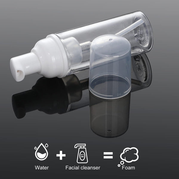 12/24x 50 ML Empty Makeup Shampoo Foam Foaming Dispenser Pump Container Bottle