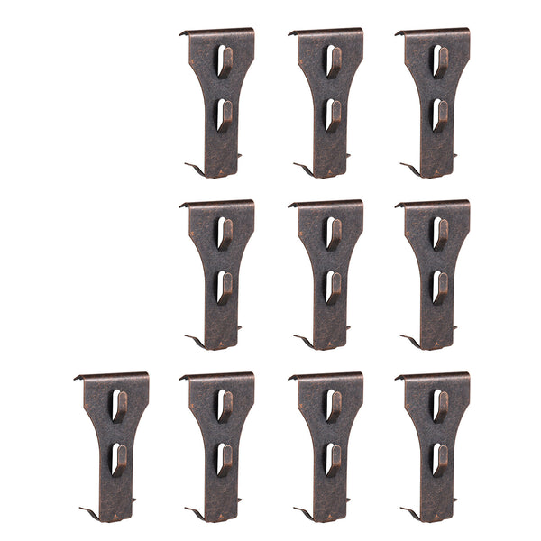 20Pcs Heavy Duty Brick Hooks Hanger Clips Fastener Hook Hanger Wall Clip Set AU