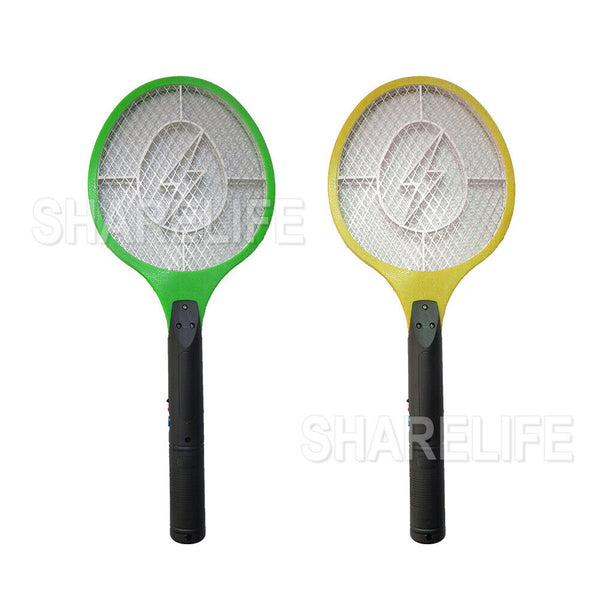 2x Electric Bug Zapper Tennis Racket Mosquito Fly Swatter Insect Killer Handheld