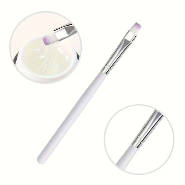 2PCS Nail Art Brush Pens Nylon Acrylic Liner Painting Brushes