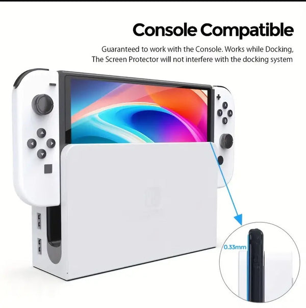 2x Tempered Glass Screen Protector For Nintendo Switch 2/Switch Lite/Switch Oled