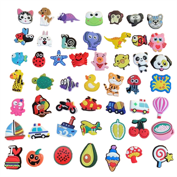 Shoe Charms for Girls Teens,Random Different Cute Shoe Decoration Charms