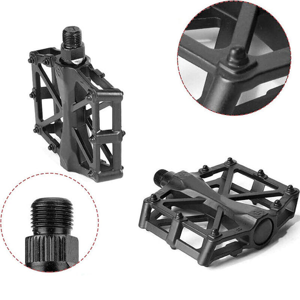 Bike Pedals Alloy Mountain Road MTB Colored Bicycle Nonslip Cycling Pedals 9/16