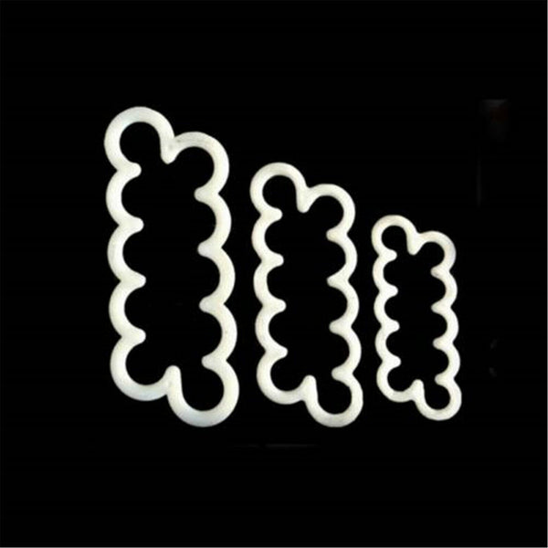 6PCS Cake Rose Sugar Mould Baking Flower Cutter Decorating Tool Fondant Mold AUS