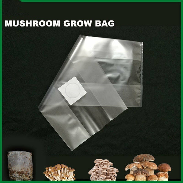 Mushroom Grow Bag Grains Spawn Substrate High Temp Pre Sealable 50x25cm