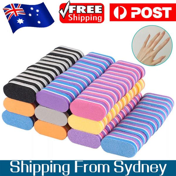 Nail Sanding Block Buffer Acrylic Manicure Care Files Art Surface Sponge