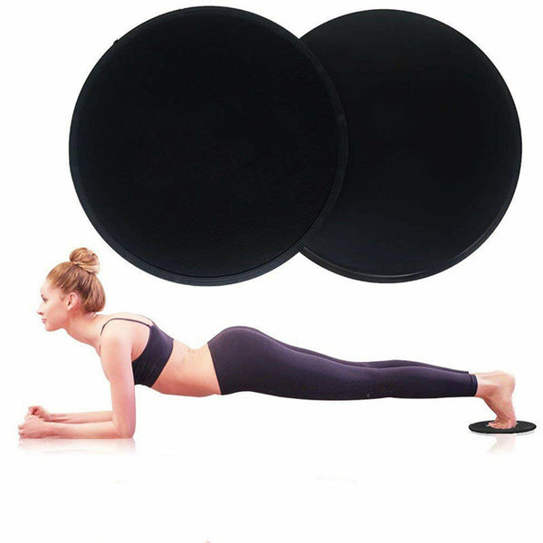 4PCS Gliding Sliding Discs Core Sliders Yoga Fitness Home Gym Exercise Stretch
