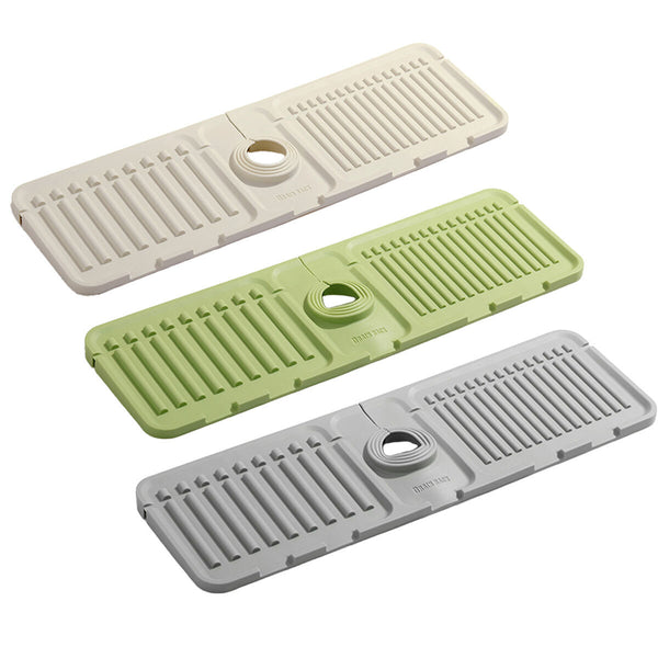 Silicone Faucet Mat Kitchen Sink Splash Guard Absorbent Protector AU