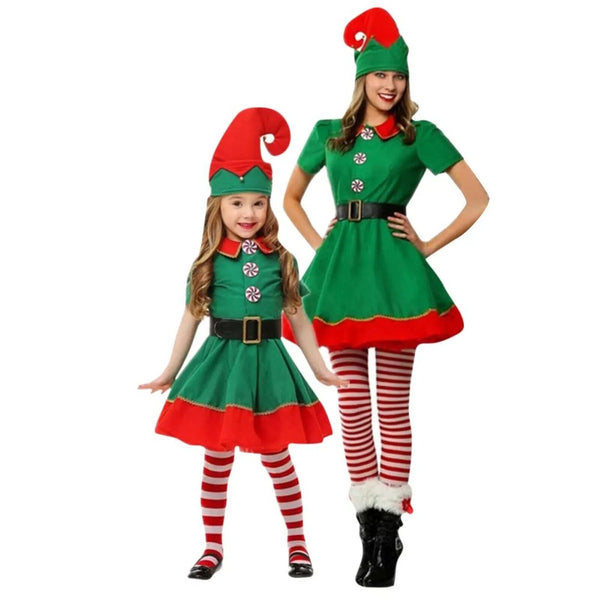 Cute Santa's Boys Girls women Fancy Dress Men Christmas Little Helper