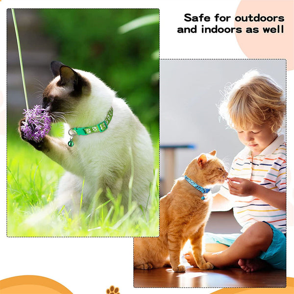 12 PCs Whelping ID Dog Cat Collar Bell Colours Pet Puppy Kitten Adjustable AU