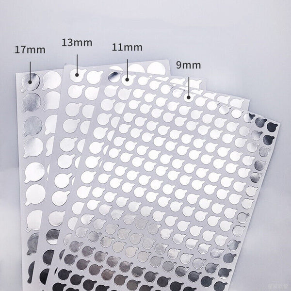 749/1498X 9-38mm Foil Seals Sticker For Cosmetic Tube Jar Foil Seal Bottle Mouth