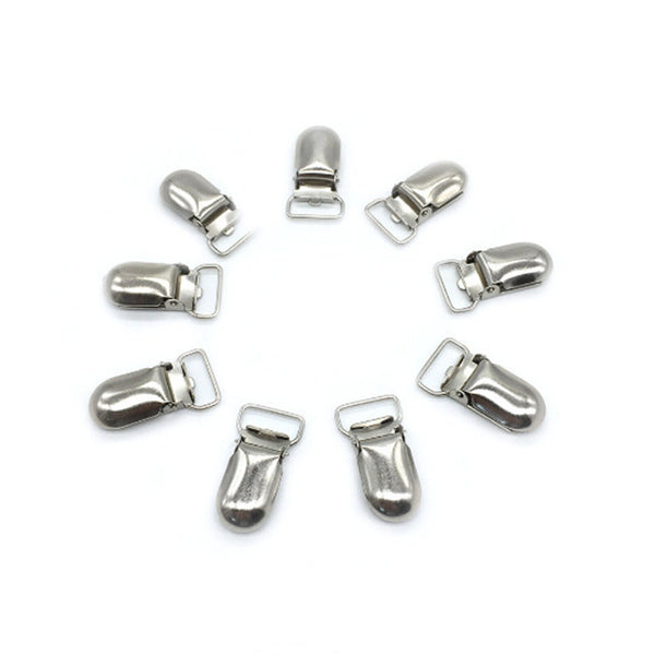 20Pcs Metal Suspender Clips Holder Lead Clips Holder Buckle For Mattress Braces