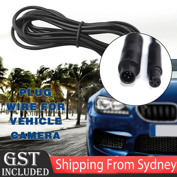 2PCS 2m 4-pin Car Reverse Camera Extension Cable (GS50) Dash Rear Backup Camera