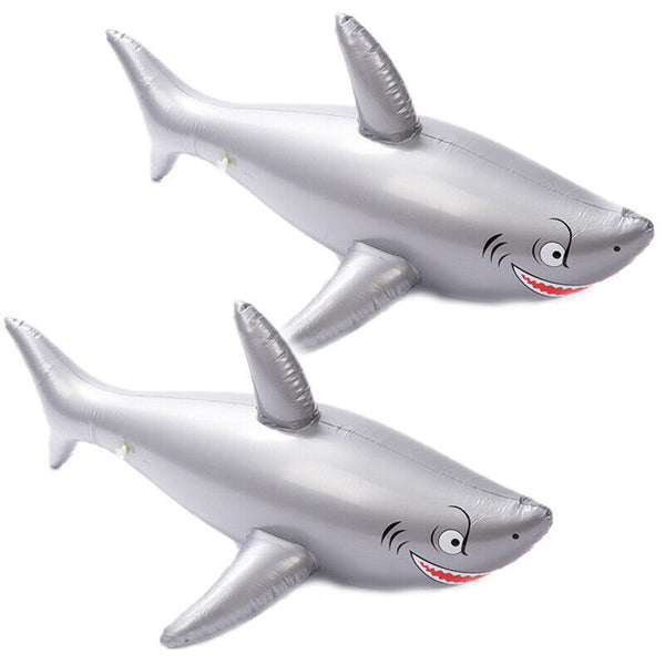 PVC Simulation Inflatable Shark Fun Water Toys For Kids Children Swimming Pool