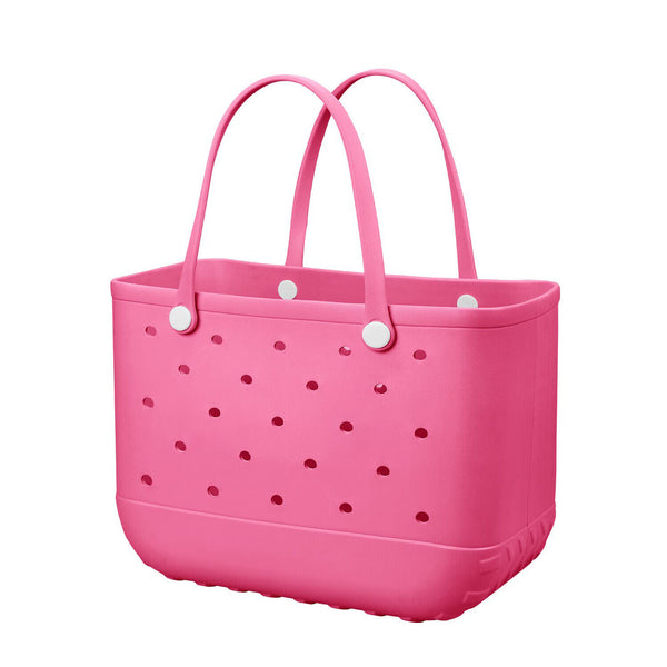 EVA Beach Bag Rubber Tote Bag Beach Storage Handbag Waterproof Travel Bag AU