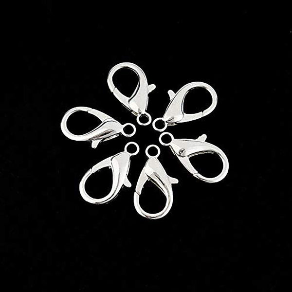 100x Parrot Claw Lobster Clasps Hook Clip Toggle Alloy 14mm Necklace Supply AUS