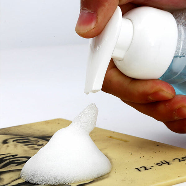 2Pcs 300ml Hand Empty Bottle Refillable plastic Soap Foam Dispenser Pump kitchen