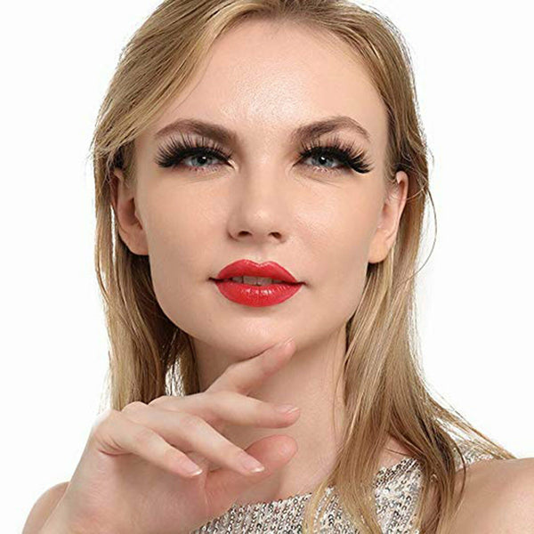 14 Pairs Long Soft False Eyelashes Natural Mink Fake Lashes Set 3D Mixed Layered