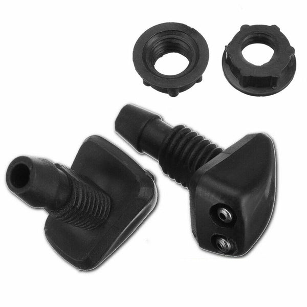 2pcs Car Windscreen Washer Wiper Nozzle Front Window Spray Jet Nozzles Universal