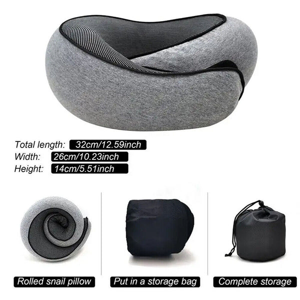 Portable U Shaped Pillow Travel Neck Pillow Breathable Office Neck Head Support
