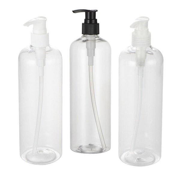 3PCS 500ml Soap Dispenser Shampoo Pump Bottles Cream Lotion Bottle Container NEW