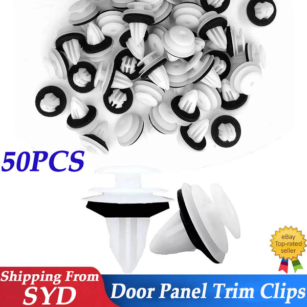 50x Car Trim Body Plastic Clips Kit Fastener Rivet Retainer Door Panel Bumper AU
