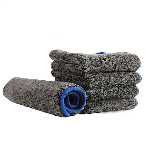 UP 5X 1200GSM 40x40cm Microfibre Cloth Rag Bulk Car Kitchen Glass Cleaning Towel