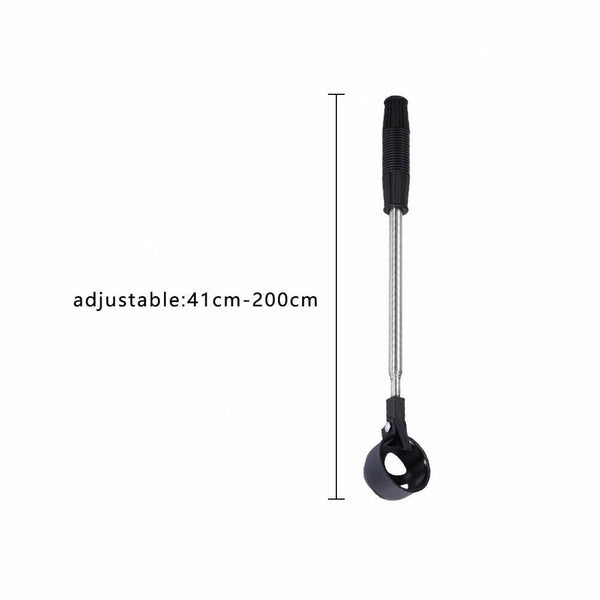 2M Scoop Pick Up Telescopic Golf Ball Retriever Stainless Steel Saver Shaft Tool
