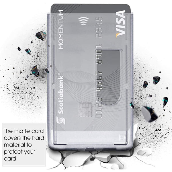 Hard Plastic Badge ID Card Holder Lanyard Business Work Pouch Double Side