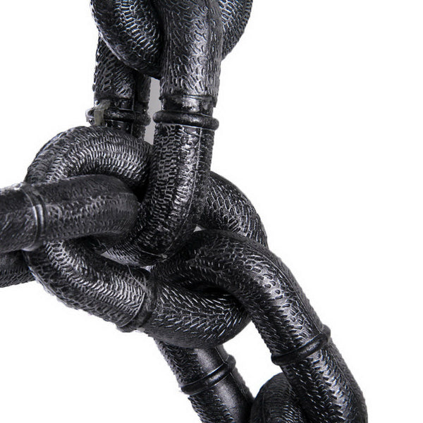 Neck & Hand Shackles Chains Irons Novelty Halloween Fancy Dress Accessory Prop