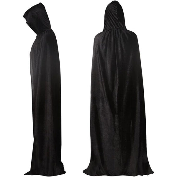 Halloween Grim Reaper Costume Scary Ghost Costumes with/Glowing Eyes- Adult Kids
