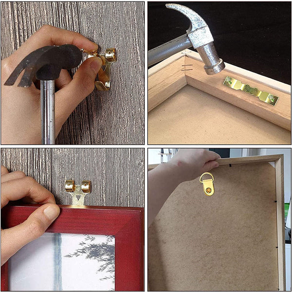 230 pcs Picture Hangers Hooks Heavy Duty Photo Frame Hanging Kit With Nails Home